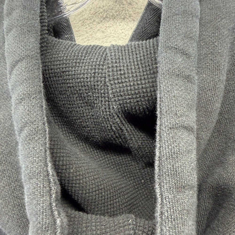 Polo Ralph Lauren Hoodie Mens 2XL Black Full Zip Fleece Pony Thermal Hood - Picture 6 of 7